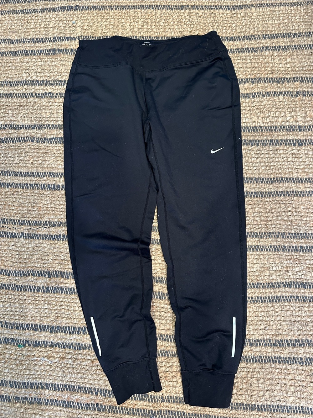 Nike Black womens Joggers with Reflective Details